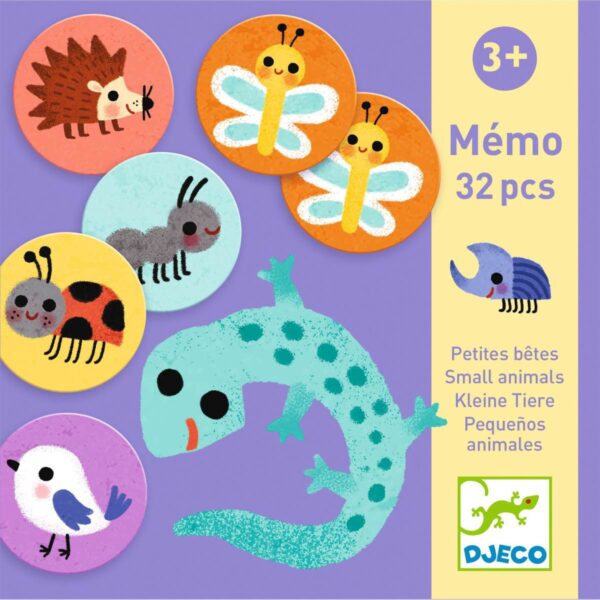 Djeco Memo Kleine Tiere