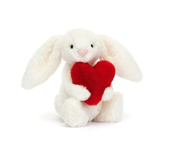 Jellycat Bashful Red Love Heart Bunny